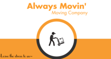 Always Movin' Moving Company logo