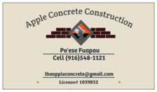 Apple Concrete Construction logo