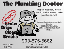 The Plumbing Doctor logo