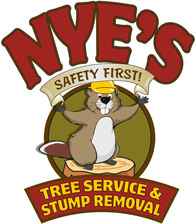 Logo for NYEs Tree Service and Stump Removal