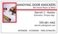 Avatar for Annoying Door Knockers ADK - Unlicensed Contractor