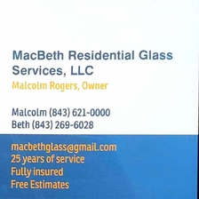 Logo for MacBeth Residential Glass Services