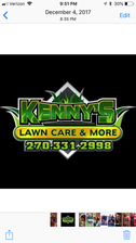 Kenny's Lawn Care and More logo