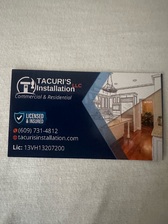 Avatar for TACURI'S INSTALLATION LLC