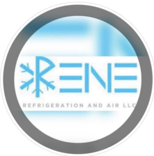 Logo for Renes refrigeration and air llc