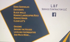 Logo for L & F Service Contractor LLC.