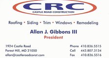 Logo for Castle Road Construction, Inc.