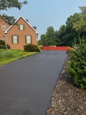 Logo for D & J Sealing and Striping, LLC