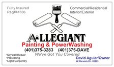 Logo for Allegiant Painting & Powerwashing, LLC