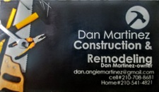 Dan Martinez Construction and Remodeling logo