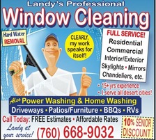 Logo for Landy's Window Cleaning