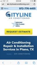 CityLine Air Conditioning logo