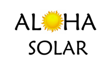 Logo for Aloha Solar, LLC - Inicio Facebook