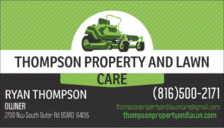 Logo for Thompson Property and Lawn Care