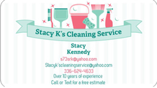 Logo for Stacy K's Cleaning Services