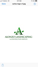 Logo for Alonzo Landscaping