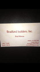 Bradford Builders, Inc. logo