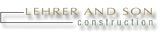 Lehrer & Son Construction, Inc. logo