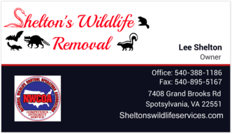 Shelton's Wildlife Removal logo