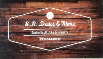 S.R. Decks & More logo