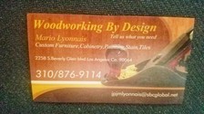 Woodworking By Design - Unlicensed Contractor logo