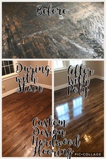 Custom Design Hardwood Flooring logo