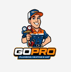 Go Pro Plumbing, Heating & Air logo