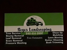 Logo for Reyes Landscaping, Inc.