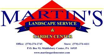 Martin's Landscape Service & Garden Center logo