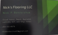 Logo for Nick's Flooring, LLC