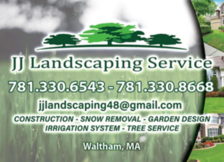 JJ landscaping service logo