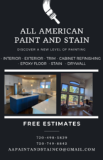 Logo for All American Paint and Stain, LLC