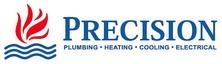 Logo for Precision Plumbing Heating Cooling Electric