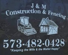 Logo for J&M Construction & Fencing LLC