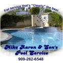 Mike Aaron and Sons Pool Service logo