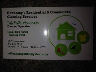 Hennessy's Residential and Commercial Cleaning Services logo