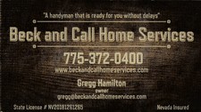 Beck and Call Home Services logo