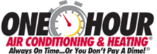One Hour Air Conditioning and Heating logo