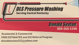 DLS Pressure Washing logo