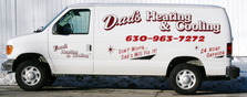 Dad's Heating and Cooling logo