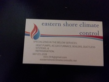 Logo for Eastern Shore Climate Control LLC