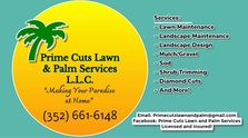 Logo for Prime Cuts Lawn and Palm Services