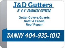 J & D Gutters logo