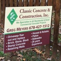 Classic Concrete & Construction, Inc. logo