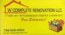 Logo for W Complete Renovation Service