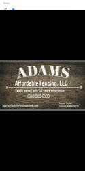 Adams Affordable Fencing, LLC logo
