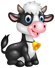 Logo for Moms Cows Cleaning Service