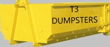 T3 Dumpsters logo