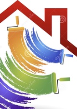 Logo for M.V. Fine Painting