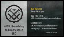 Avatar for ARM Remodeling and Maintenance LLC -